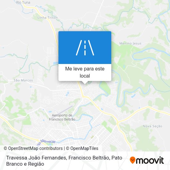 Travessa João Fernandes mapa