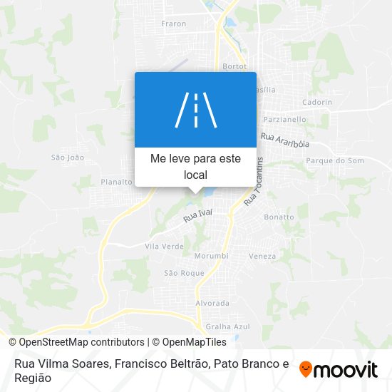 Rua Vilma Soares mapa