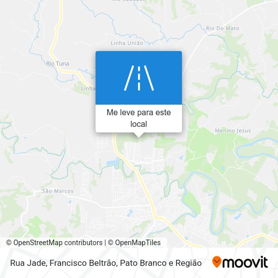 Rua Jade mapa