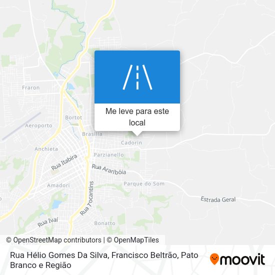 Rua Hélio Gomes Da Silva mapa