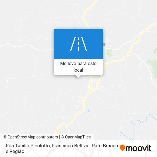 Rua Tacilio Picolotto mapa