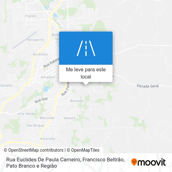 Rua Euclides De Paula Carneiro mapa