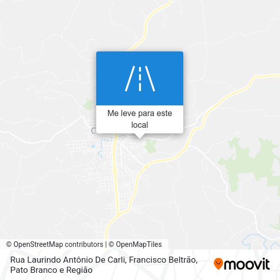 Rua Laurindo Antônio De Carli mapa