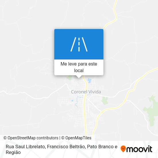 Rua Saul Librelato mapa