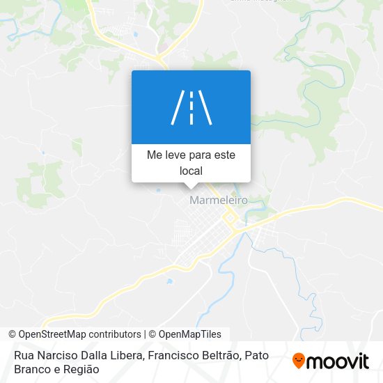 Rua Narciso Dalla Libera mapa