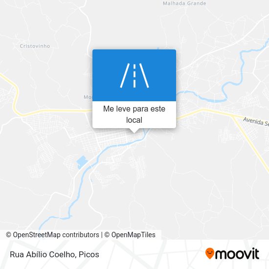 Rua Abílio Coelho mapa
