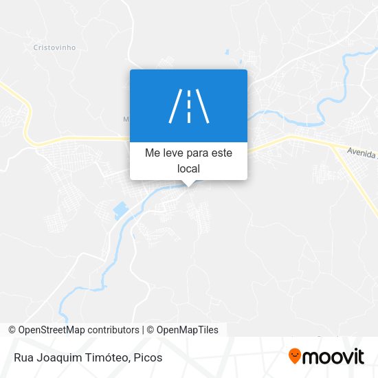 Rua Joaquim Timóteo mapa