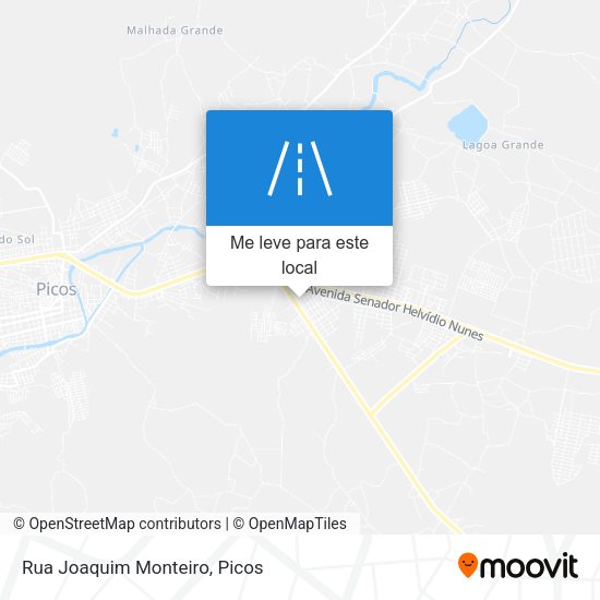 Rua Joaquim Monteiro mapa