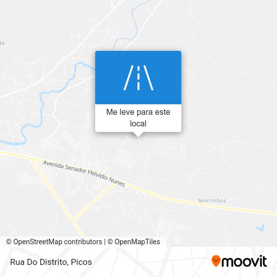 Rua Do Distrito mapa