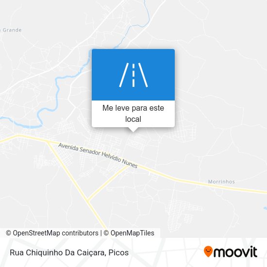 Rua Chiquinho Da Caiçara mapa