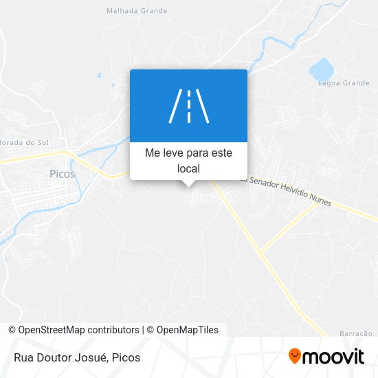 Rua Doutor Josué mapa
