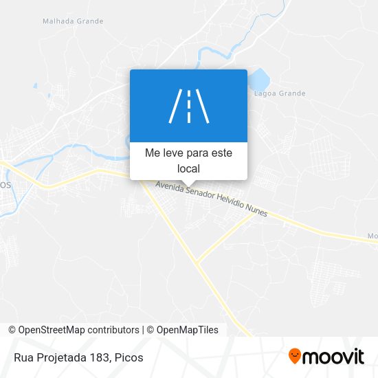 Rua Projetada 183 mapa
