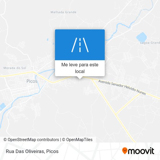 Rua  Das  Oliveiras mapa