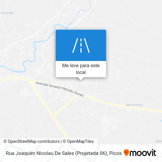 Rua Joaquim Nicolau De Sales (Projetada 06) mapa