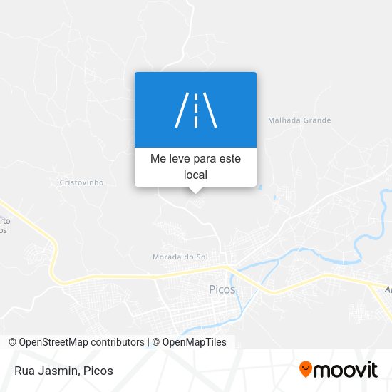 Rua Jasmin mapa