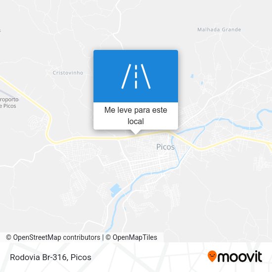 Rodovia Br-316 mapa
