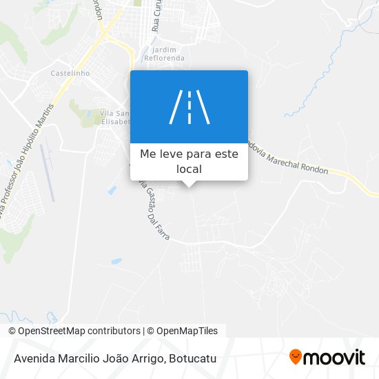 Avenida Marcilio João Arrigo mapa