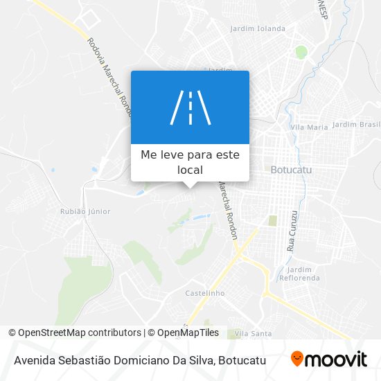 Avenida Sebastião Domiciano Da Silva mapa