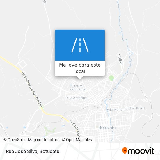 Rua José Silva mapa