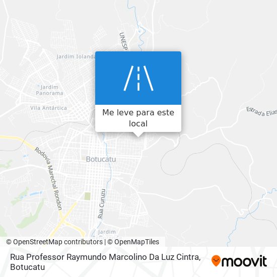 Rua Professor Raymundo Marcolino Da Luz Cintra mapa