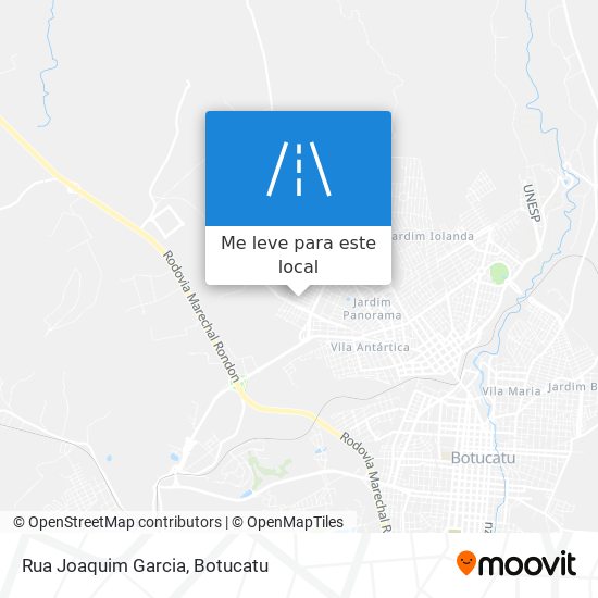 Rua Joaquim Garcia mapa