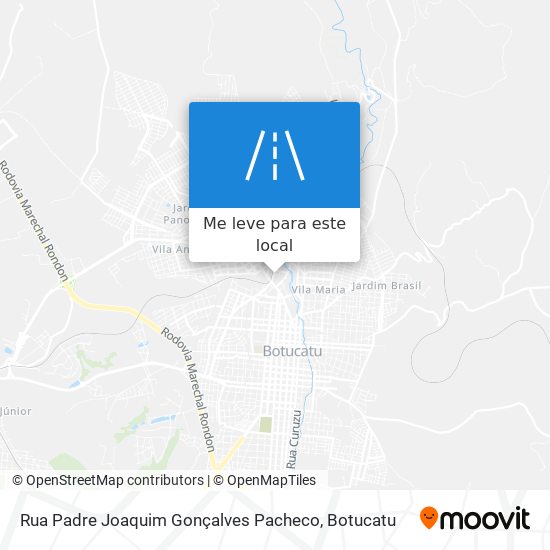 Rua Padre Joaquim Gonçalves Pacheco mapa