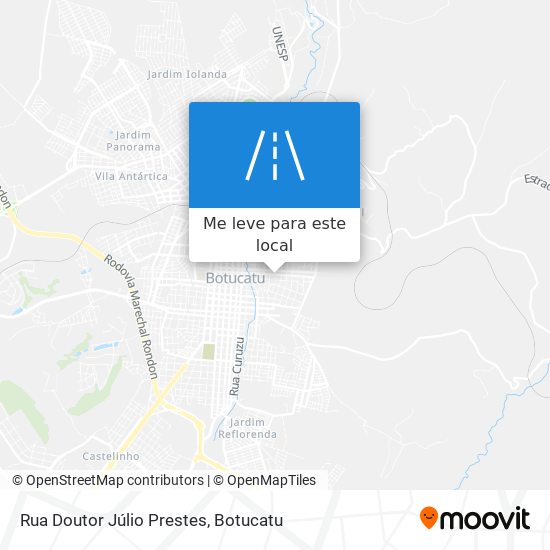 Rua Doutor Júlio Prestes mapa