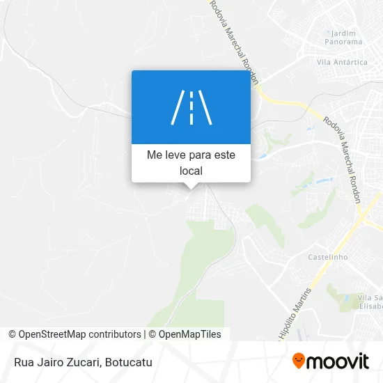 Rua Jairo Zucari mapa