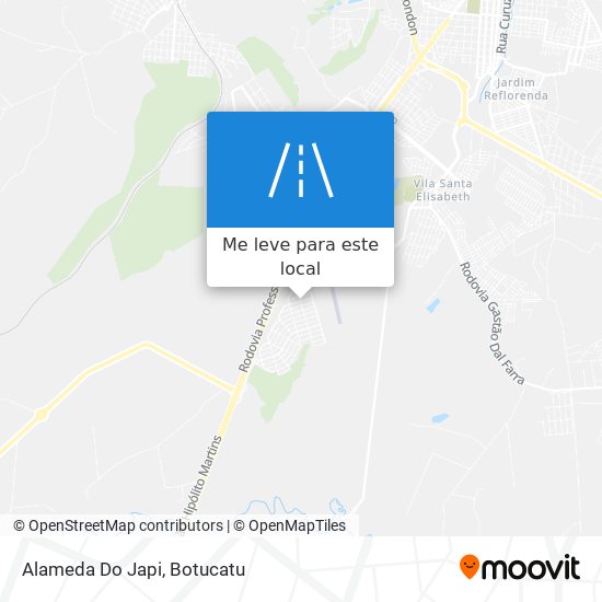 Alameda Do Japi mapa
