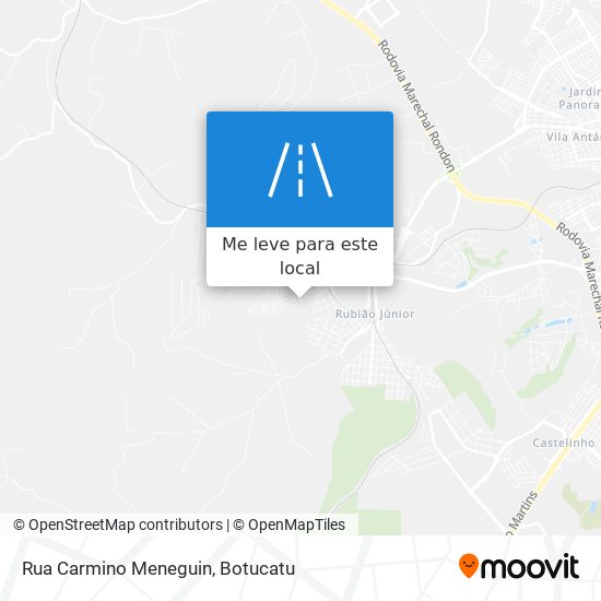 Rua Carmino Meneguin mapa