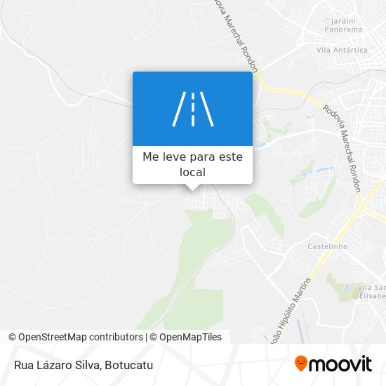 Rua Lázaro Silva mapa