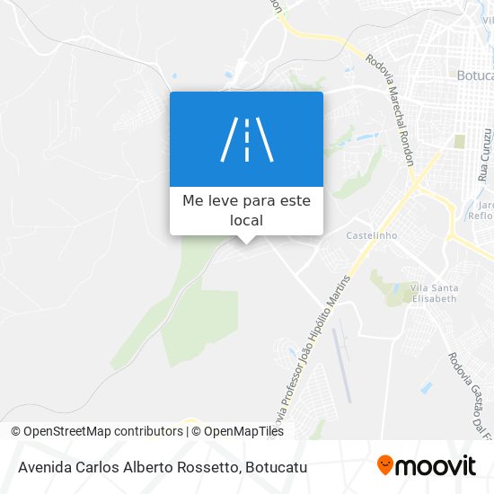 Avenida Carlos Alberto Rossetto mapa