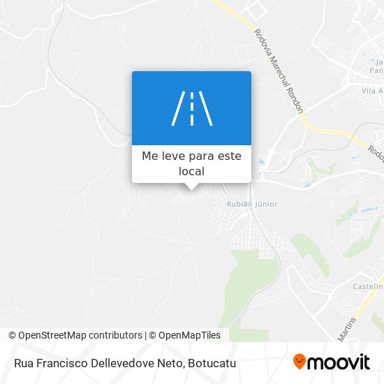 Rua Francisco Dellevedove Neto mapa