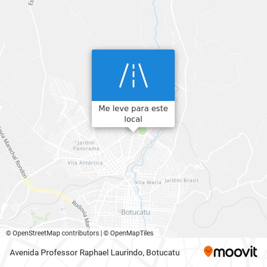 Avenida Professor Raphael Laurindo mapa