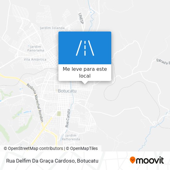 Rua Delfim Da Graça Cardoso mapa