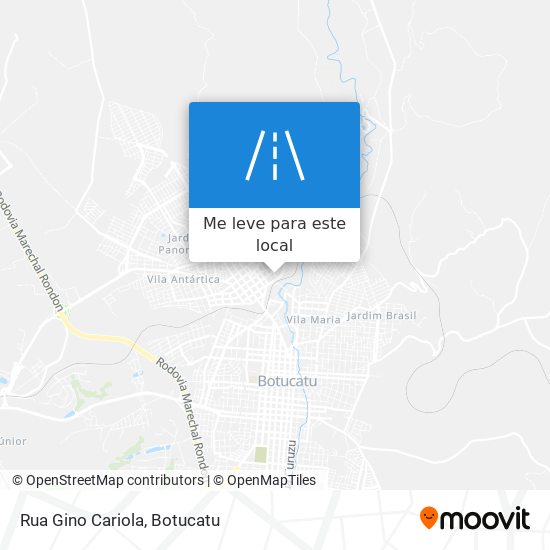 Rua Gino Cariola mapa