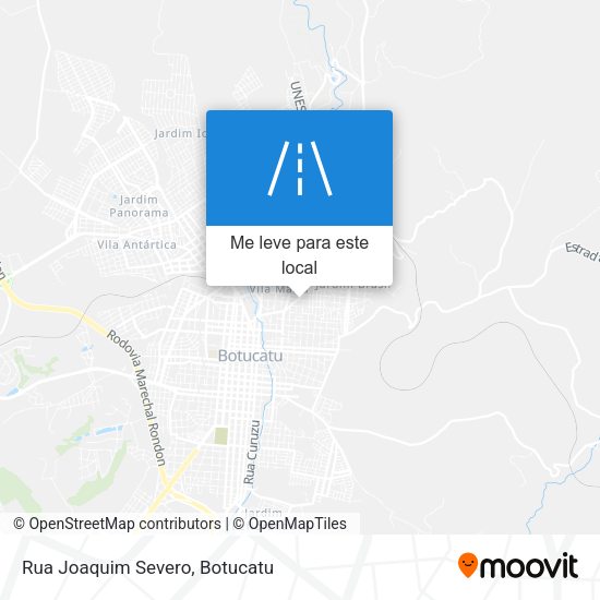 Rua Joaquim Severo mapa