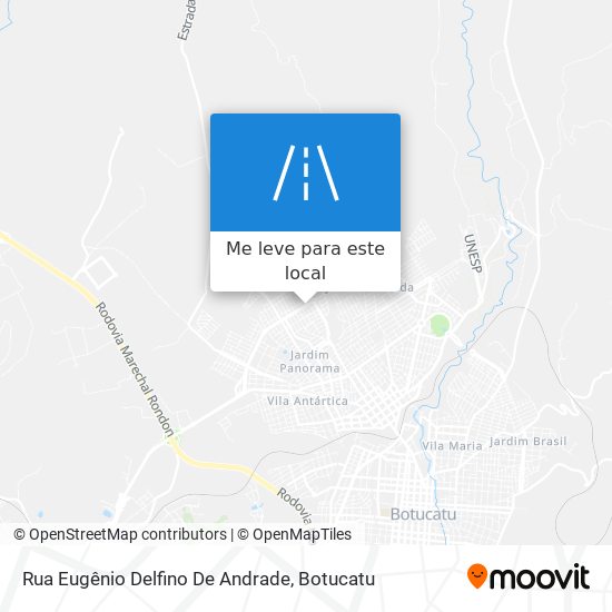 Rua Eugênio Delfino De Andrade mapa