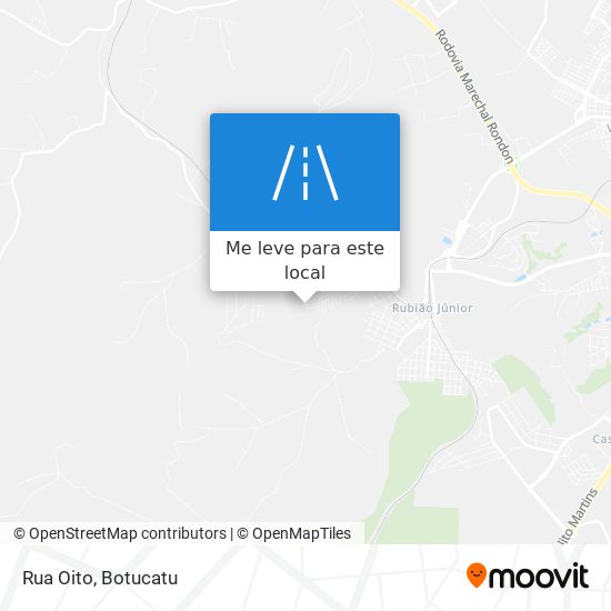 Rua Oito mapa