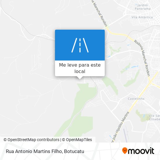 Rua Antonio Martins Filho mapa