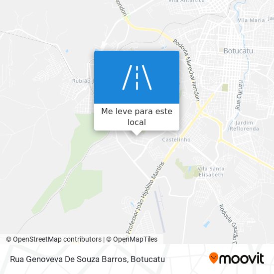 Rua Genoveva De Souza Barros mapa
