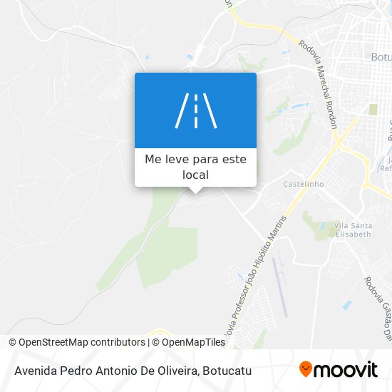 Avenida Pedro Antonio De Oliveira mapa