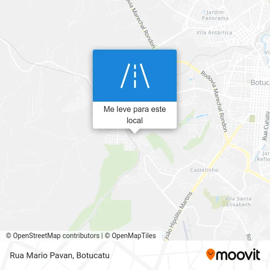 Rua Mario Pavan mapa