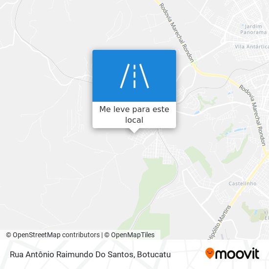 Rua Antônio Raimundo Do Santos mapa