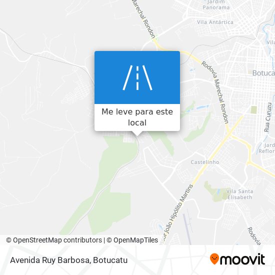 Avenida Ruy Barbosa mapa