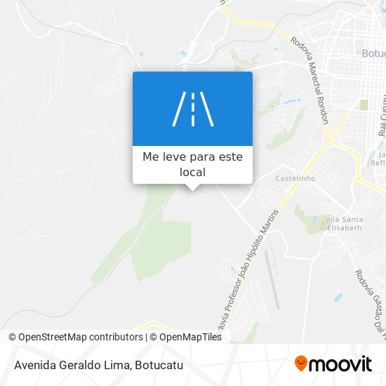 Avenida Geraldo Lima mapa