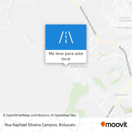 Rua Raphael Silveira Campos mapa