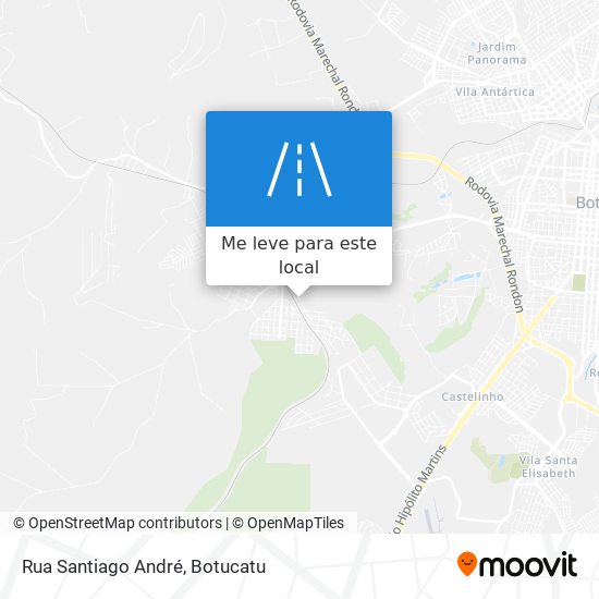 Rua Santiago André mapa