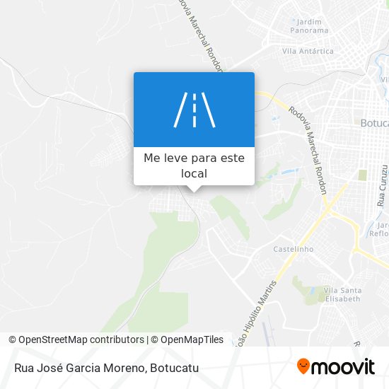 Rua José Garcia Moreno mapa