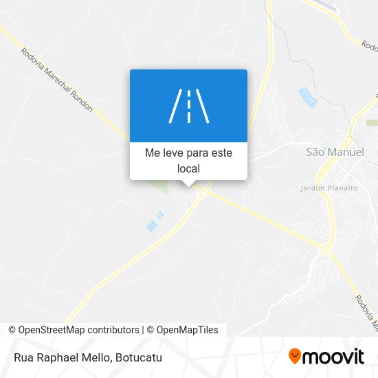 Rua Raphael Mello mapa